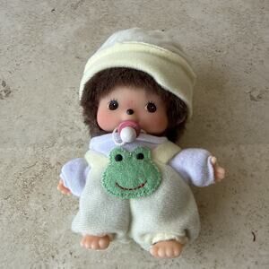Frog Romper Bebichhichi Baby Monchhichi Sekiguchi Plush Doll 5" Monkey Japanese